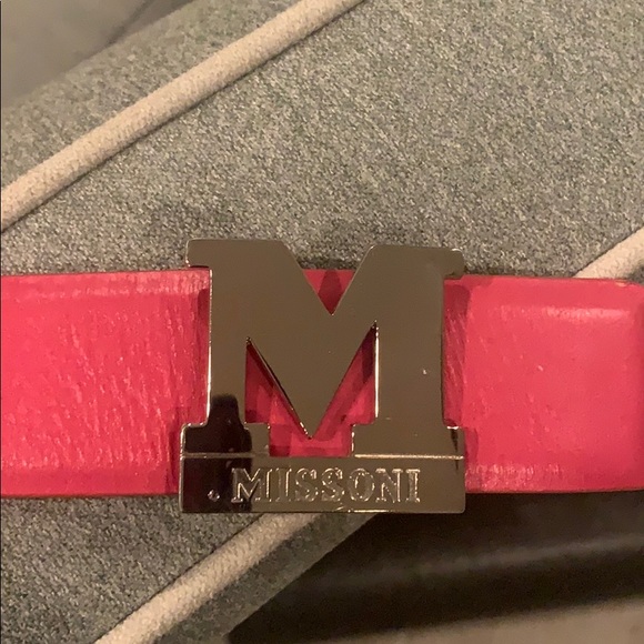 Pink Missoni belt main image 4